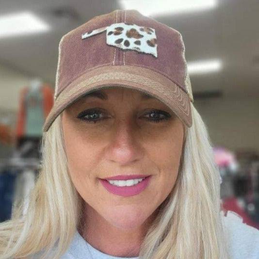 Leopard Oklahoma Cap - Blaser Bling