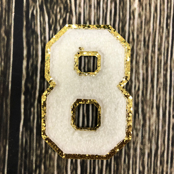 Chenille Numbers - Blaser Bling