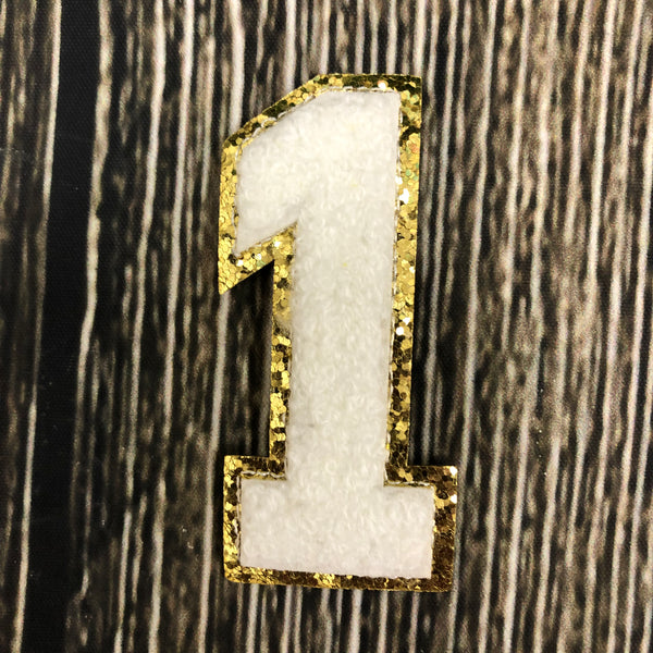 Chenille Numbers - Blaser Bling