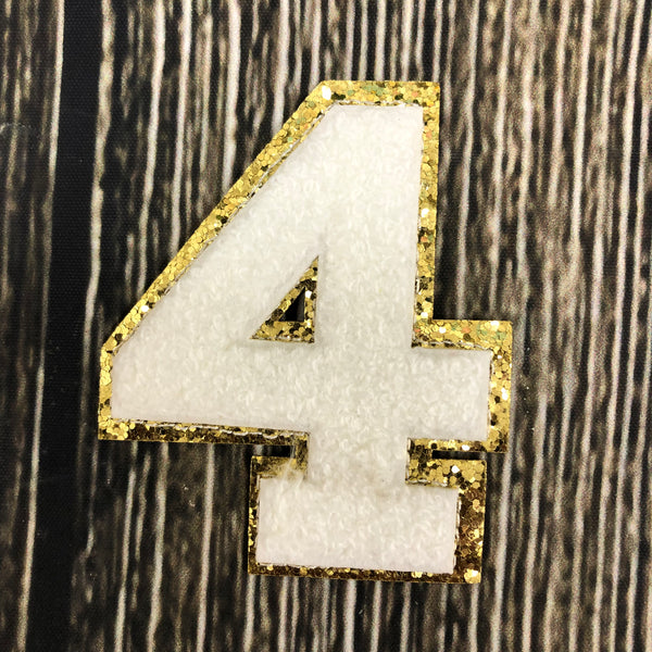 Chenille Numbers - Blaser Bling