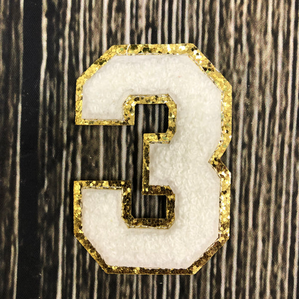 Chenille Numbers - Blaser Bling