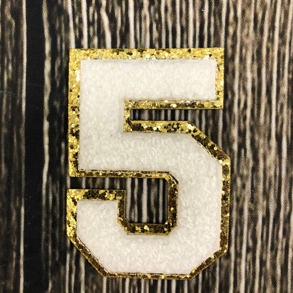Chenille Numbers - Blaser Bling
