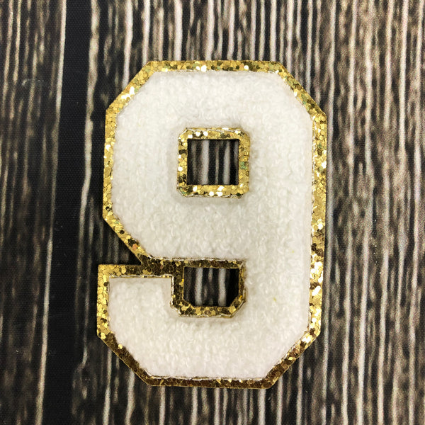 Chenille Numbers - Blaser Bling