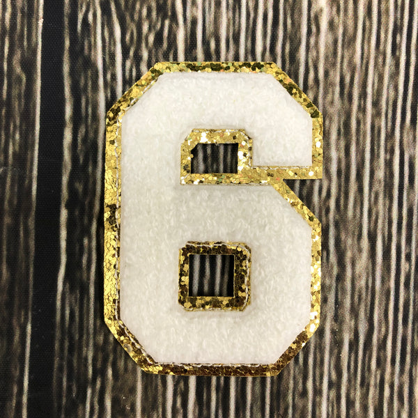 Chenille Numbers - Blaser Bling