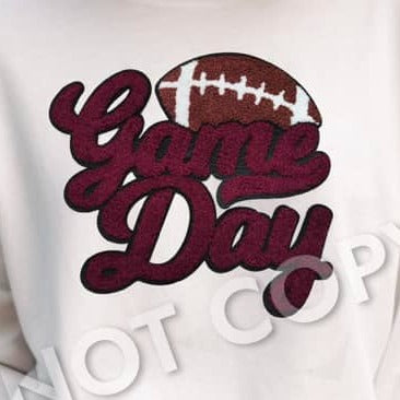 Game Day Chenille Patch Sweatshirt