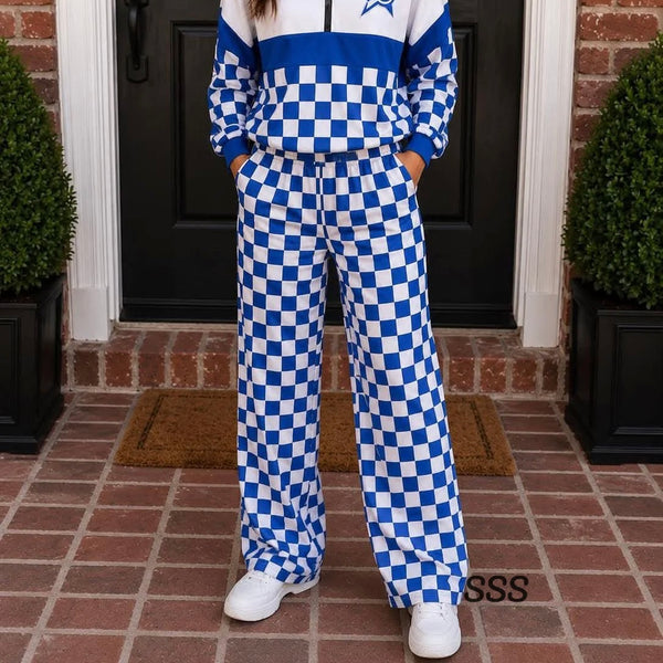 On The Go Split Wide Leg Lounge Pants