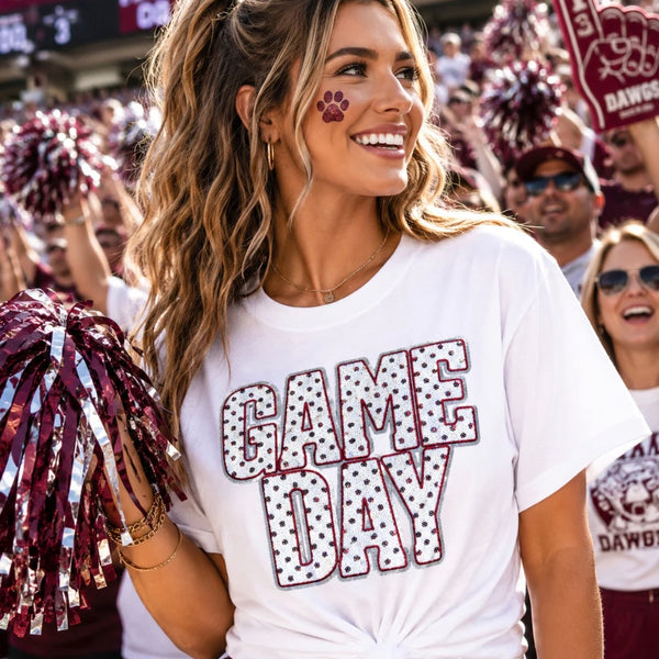 Sequin Polka Dot Game Day
