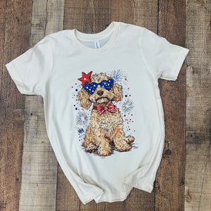 PREORDER Goldendoodle Patriotic Tee