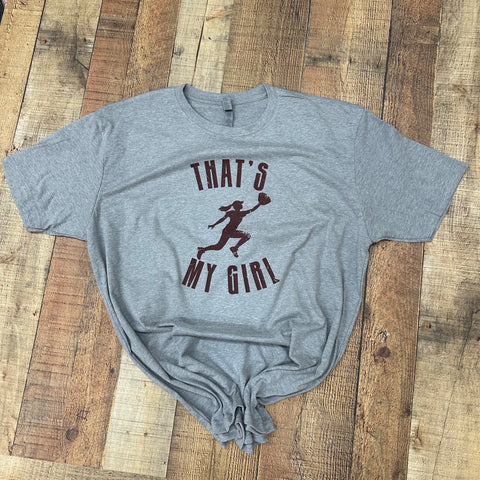 PREORDER That's My Girl with Name or Team on Back