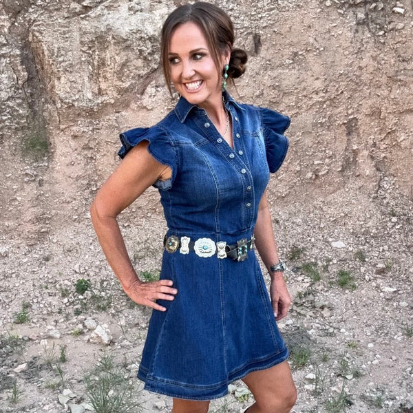 PREORDER Darling Denim Dress