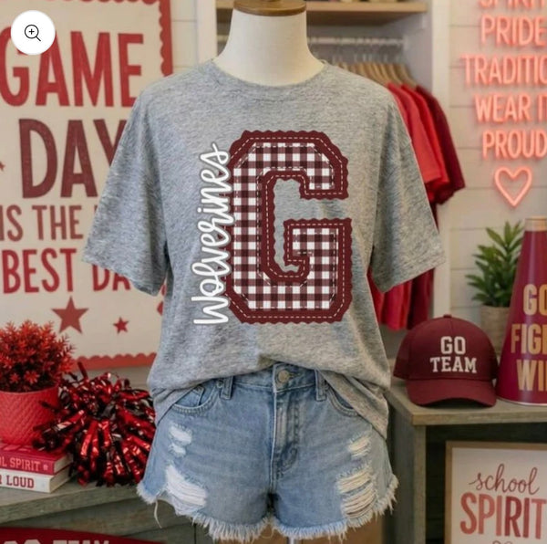 PREORDER Letterman Gingham