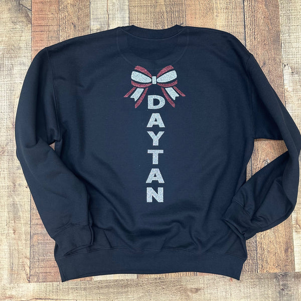 Wolverine Cheer Glitter Sweatshirt