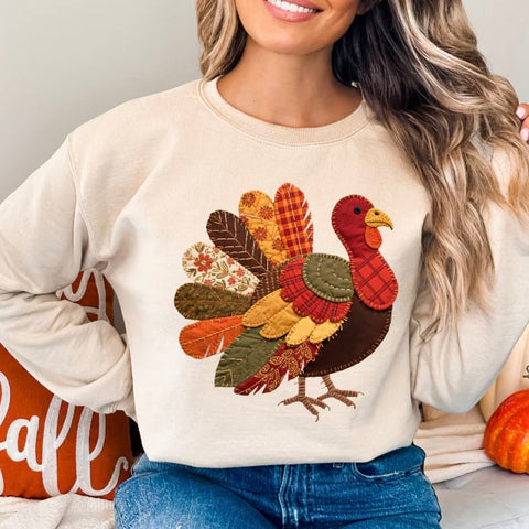 PREORDER Patchwork Turkey Quilt 9/21