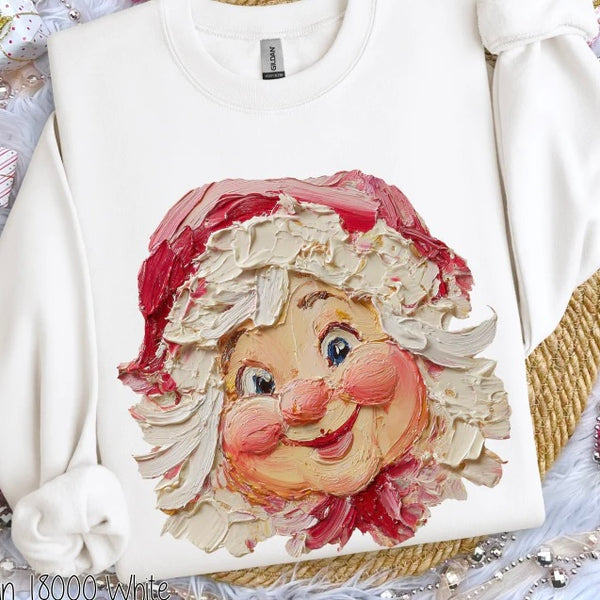 PREORDER Mrs. Claus Hand Painted Brushstroke 10/5