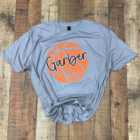 Distressed Basketball with Team