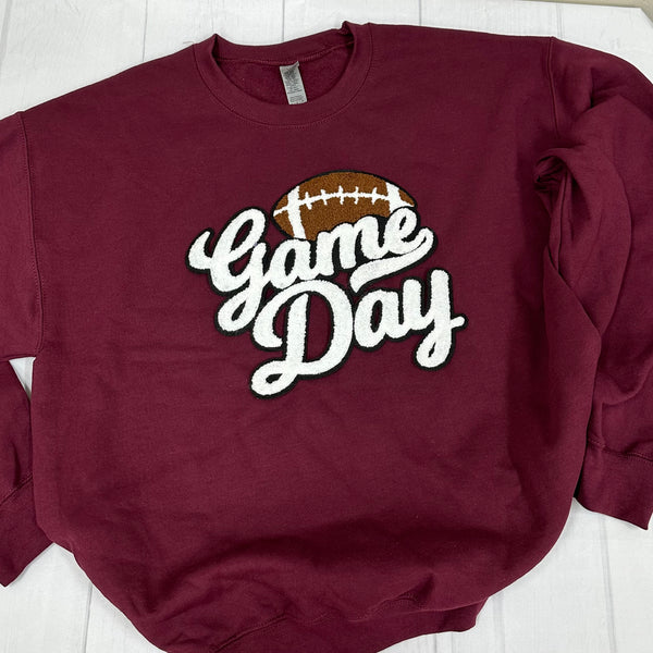 Game Day Chenille Patch Sweatshirt