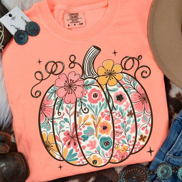 PREORDER Floral Pumpkin