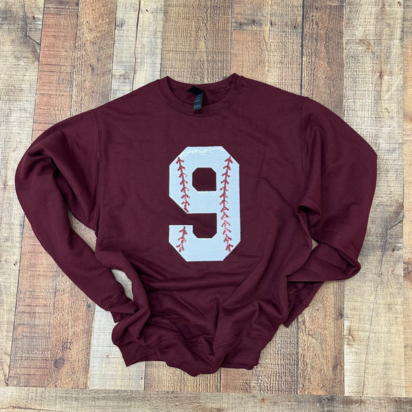 Sequin Baseball Numbers