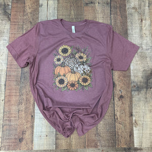 Pumpkins and Sunflowers