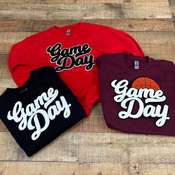 Game Day Chenille Patch Sweatshirt