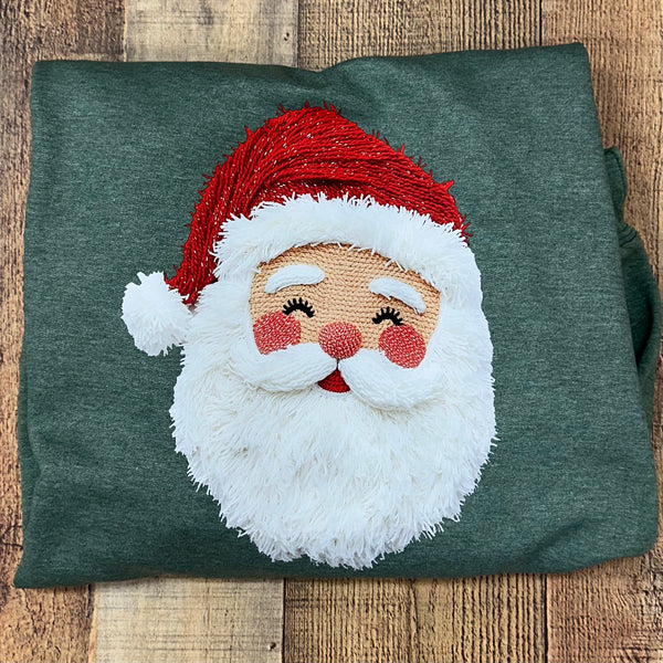 PREORDER Faux Yarn Santa