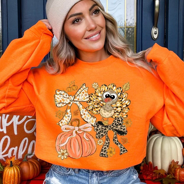 PREORDER Coquette Turkey Pumpkin Collage 9/21