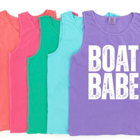 PREORDER Comfort Colors Boat Babe TANK 5/11