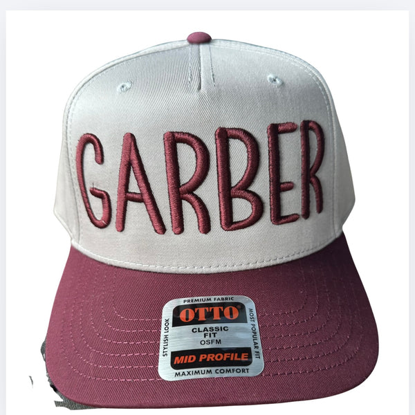 Puff Embroidery Cap
