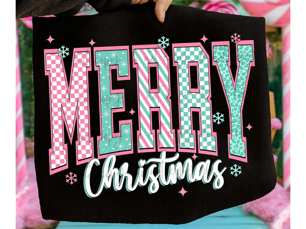 Merry Christmas Pink