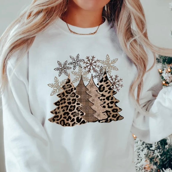 Leopard Christmas Trees