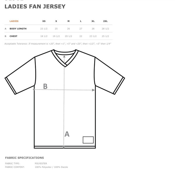 Women's Fit Adult Football Jersey