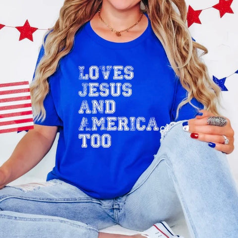 PREORDER Loves Jesus and America too 5/19