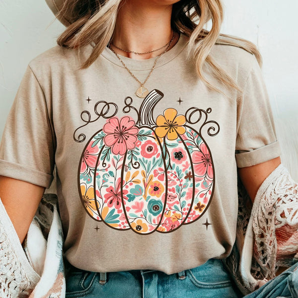 PREORDER Floral Pumpkin