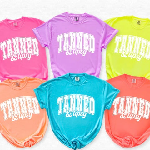 PREORDER Comfort Colors Tanned and Tipsy 5/11