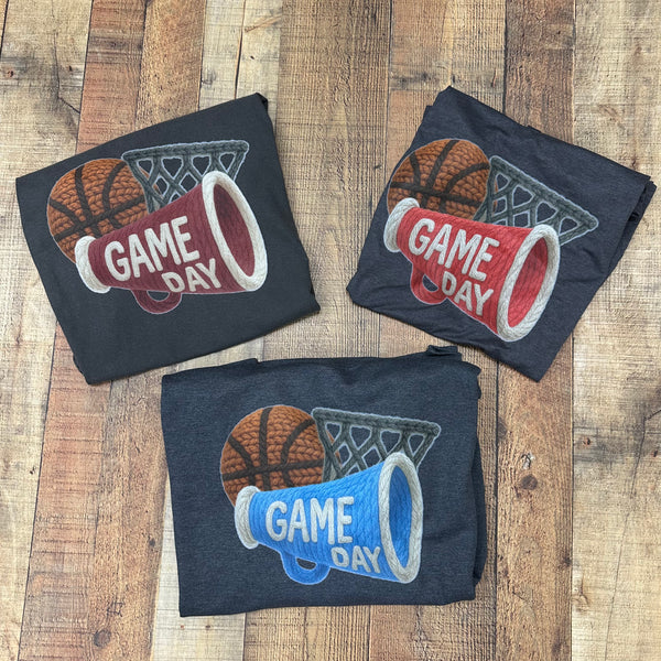 Faux Yarn Basketball Game Day