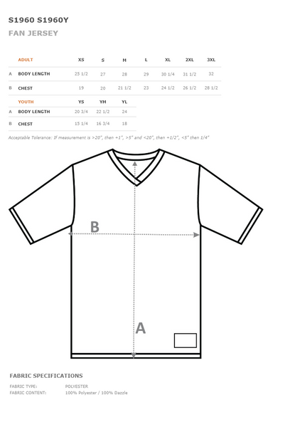 Adult Football Jersey