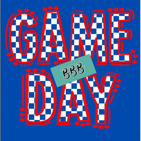 PREORDER Checkered Game Day