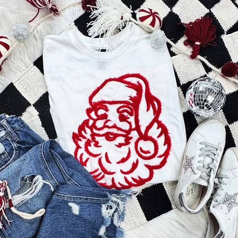 Fluffy Red Santa