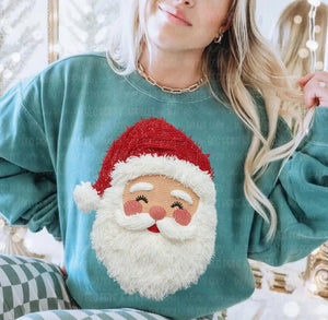 PREORDER Faux Yarn Santa