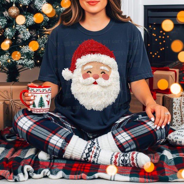 PREORDER Faux Yarn Santa
