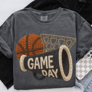 Faux Yarn Basketball Game Day