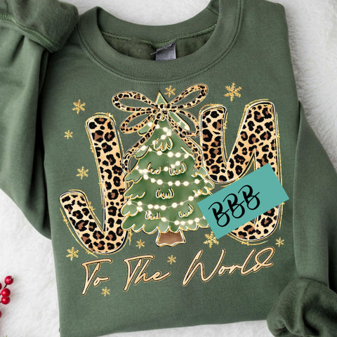 Joy to the World Animal Print