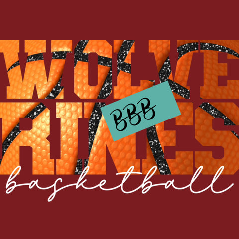 Customizable Mascot Basketball