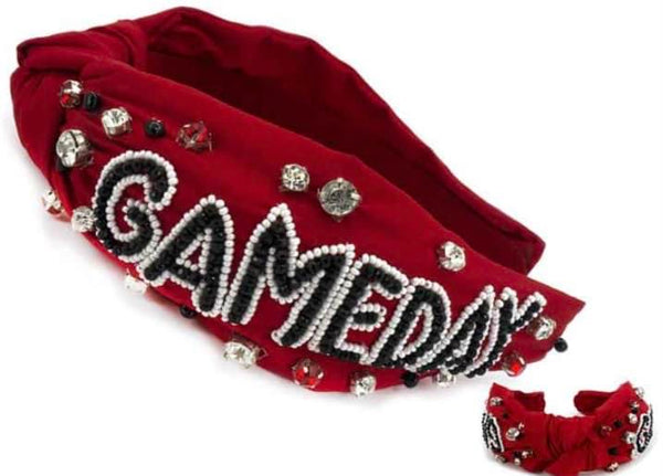 Game Day Seed Bead Headband