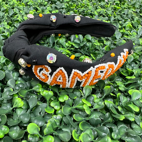 Game Day Seed Bead Headband