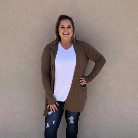 Rhonda - Slouchy Pocket Cardigan - Blaser Bling 