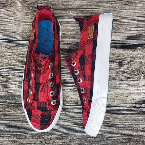 Buffalo plaid sales blowfish shoes