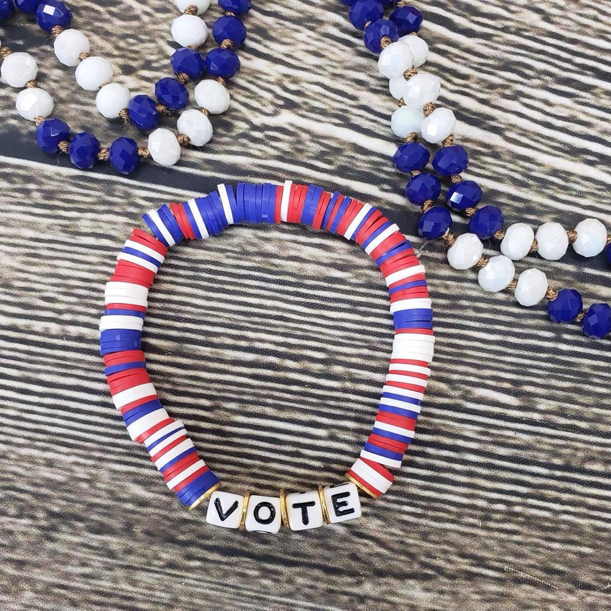 VOTE Color Pop Bracelets - Blaser Bling 