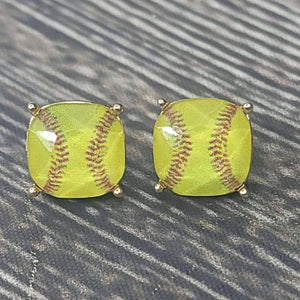 Softball Earrings - Blaser Bling 