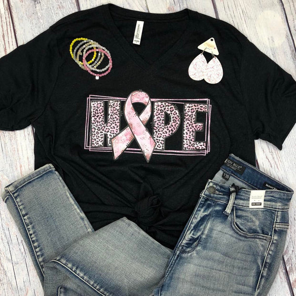 Breast Cancer Awareness Tee - Blaser Bling 